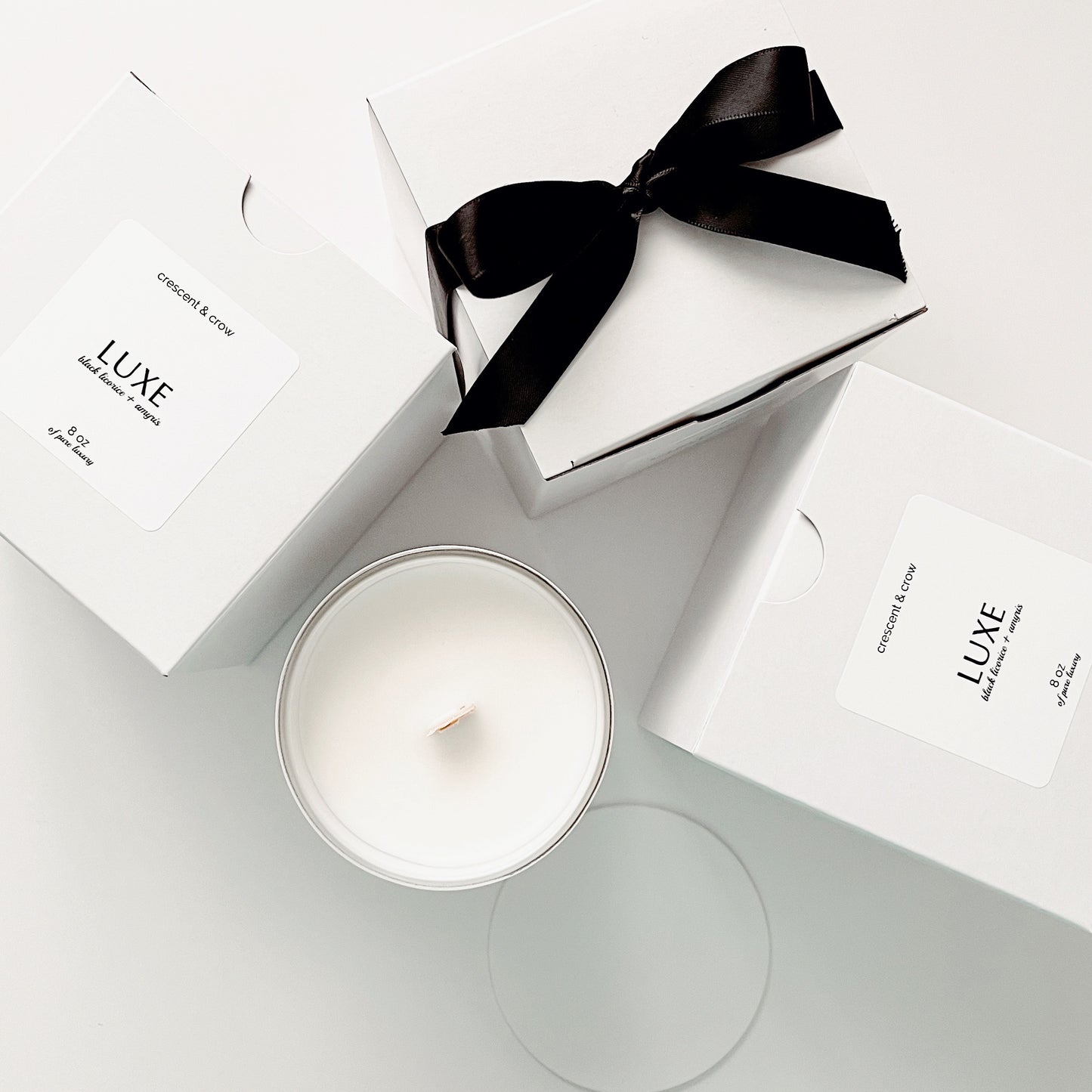 Luxe Luxury Candle in Black Licorice + Amyris