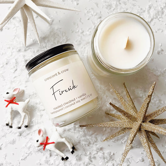 Fireside Limited Edition Candle [roasted chestnut + vanilla]