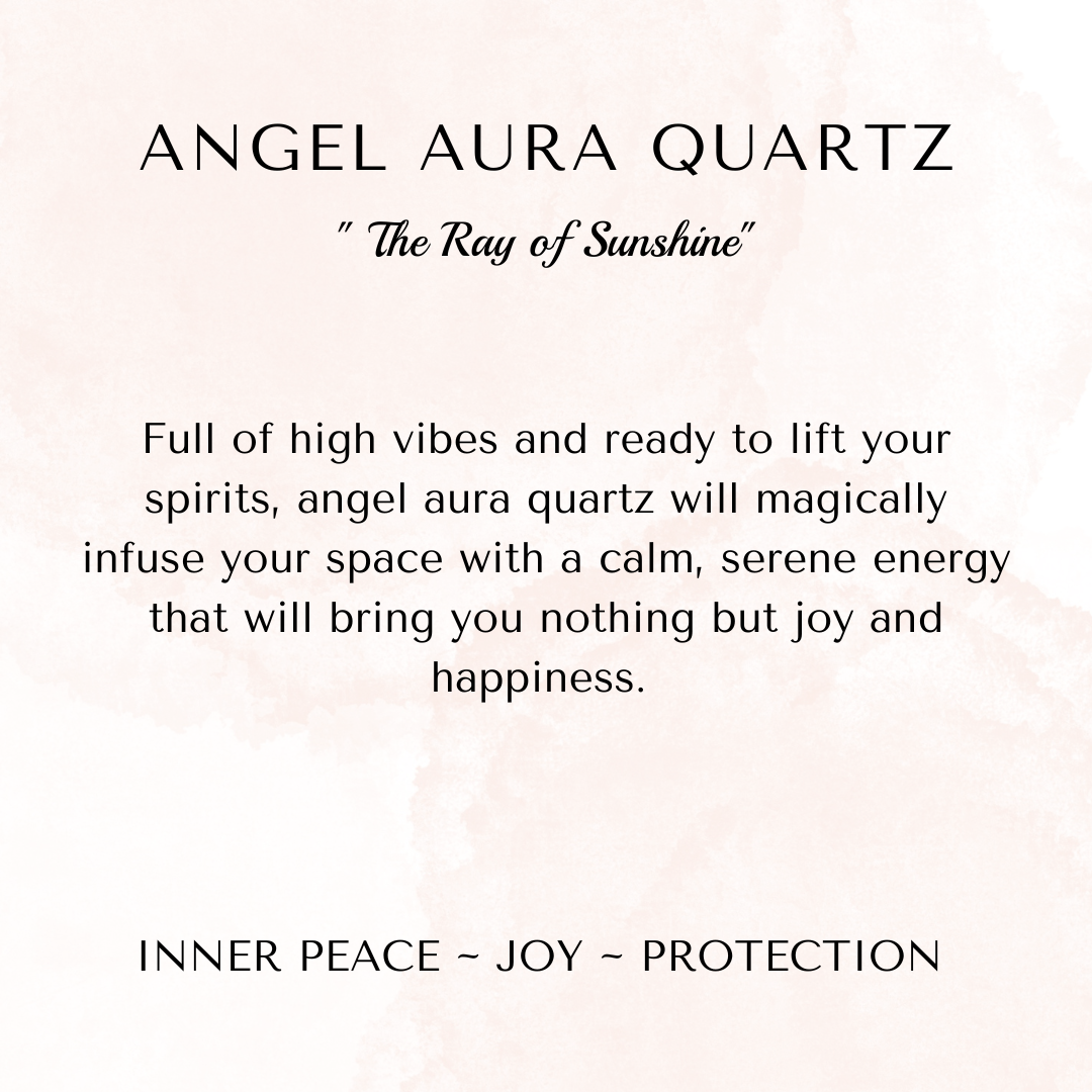Angel Aura Quartz Crystal Clusters