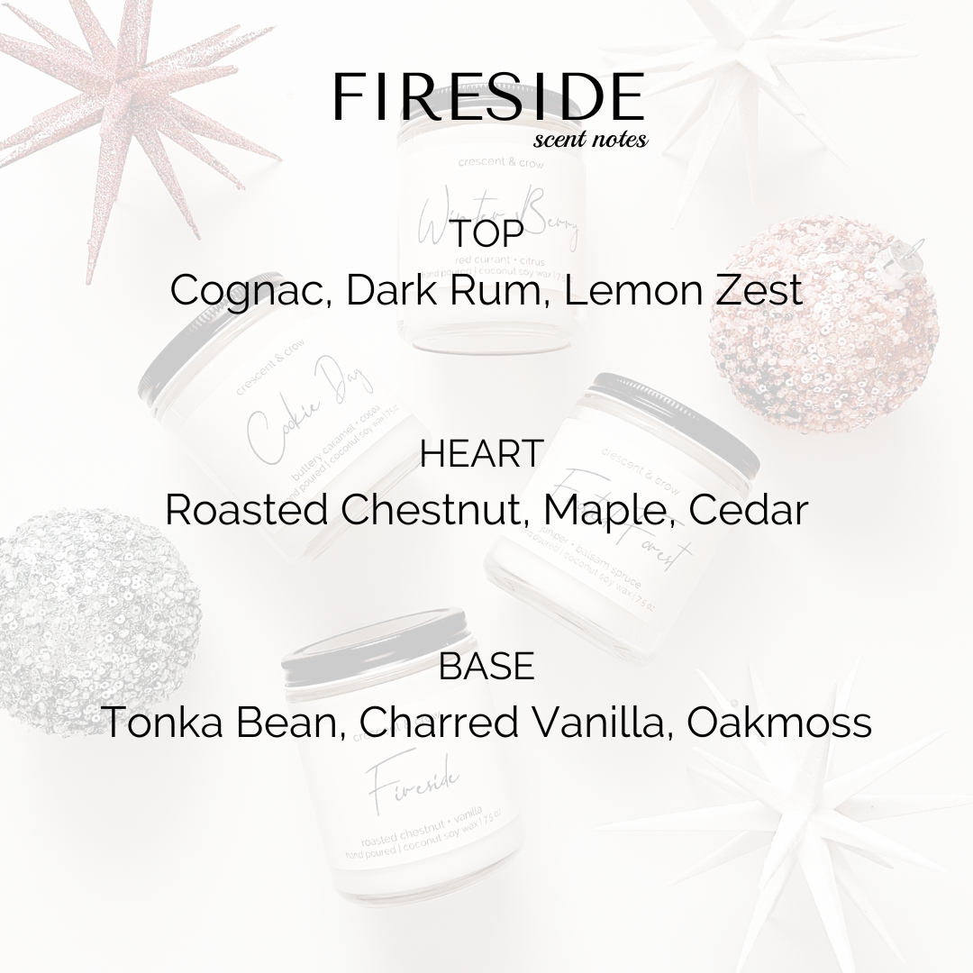 Fireside Limited Edition Candle [roasted chestnut + vanilla]